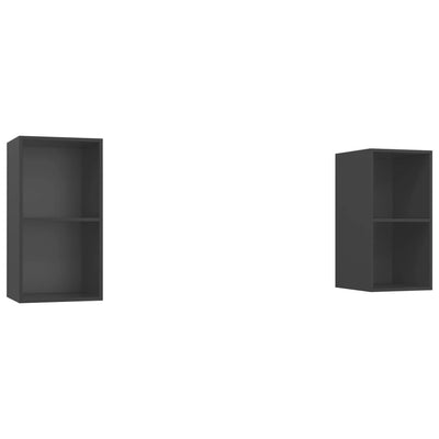 vidaXL Wall-mounted TV Cabinets 2 pcs Sonoma Oak Engineered Wood