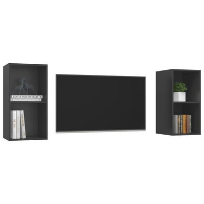 vidaXL Wall-mounted TV Cabinets 2 pcs Sonoma Oak Engineered Wood