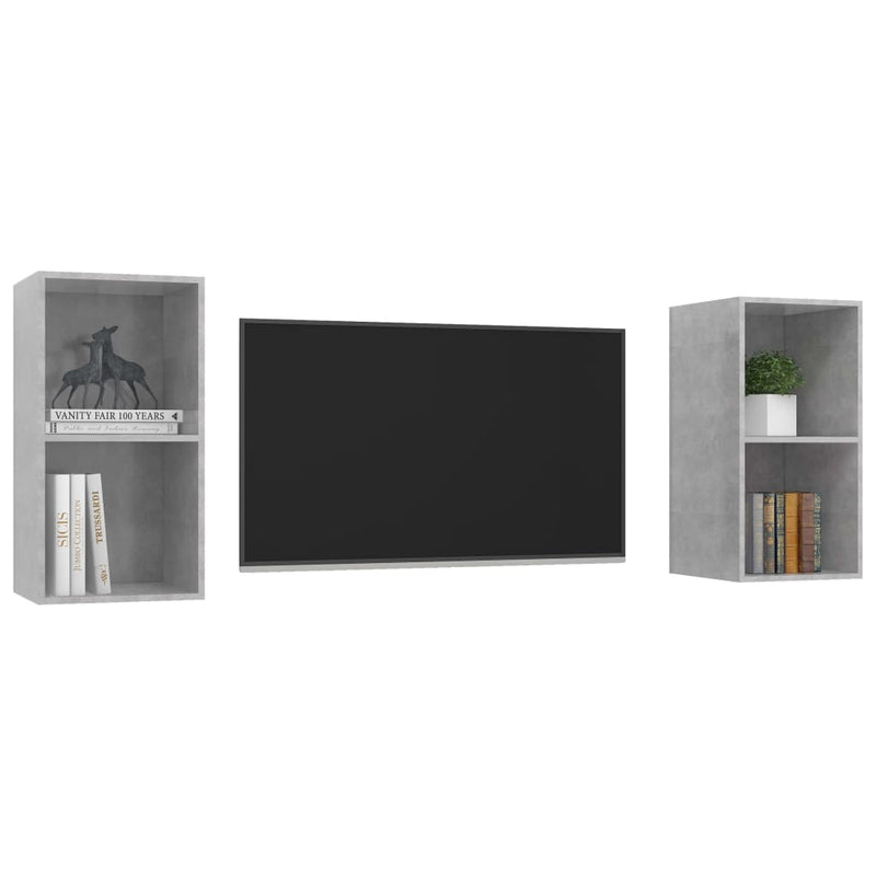 vidaXL Wall-mounted TV Cabinets 2 pcs Sonoma Oak Engineered Wood