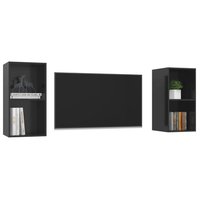 vidaXL Wall-mounted TV Cabinets 2 pcs Sonoma Oak Engineered Wood