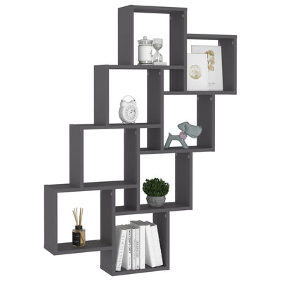 vidaXL Wall Cube Shelf Sonoma Oak 90x15x119 cm Engineered Wood