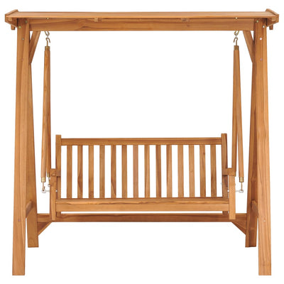vidaXL Swing Bench 170 cm Solid Teak Wood