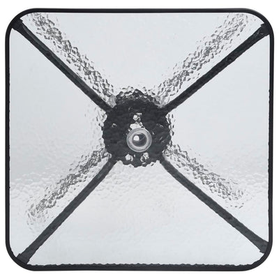 vidaXL 3 Piece Garden Dining Set Black