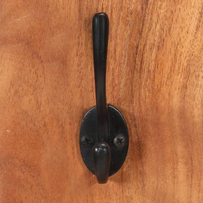 vidaXL Wall-mounted Coat Racks 2 pcs 36x3x110 cm Solid Acacia Wood