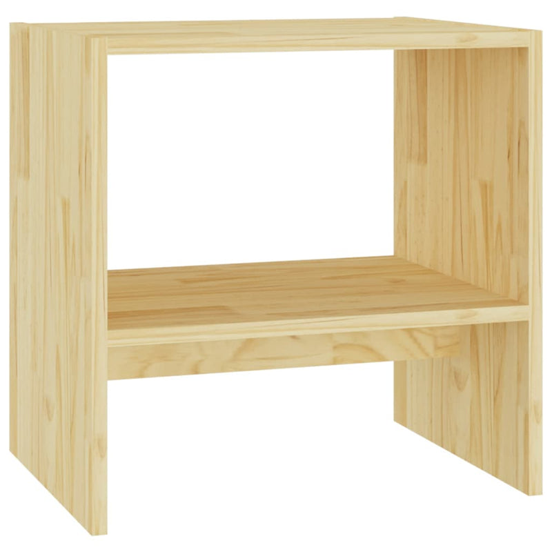 vidaXL Bedside Cabinet 40x30.5x40 cm Solid Pinewood