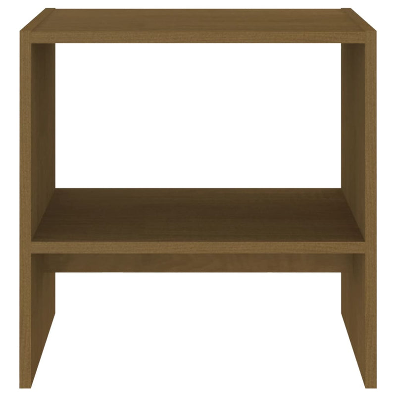 vidaXL Bedside Cabinets 2 pcs Honey Brown 40x30.5x40 cm Solid Pinewood