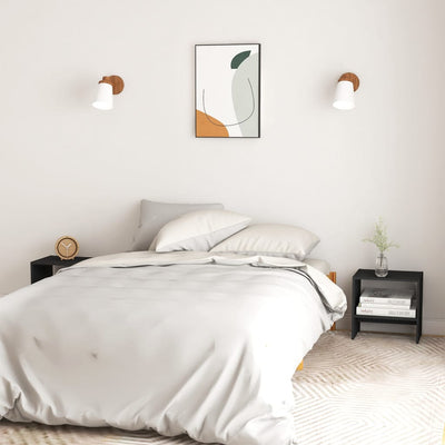 vidaXL Bedside Cabinets 2 pcs Grey 40x30.5x40 cm Solid Pinewood