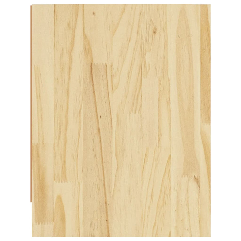 vidaXL Bedside Cabinet Grey 40x30.5x40 cm Solid Pinewood