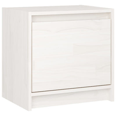 vidaXL Bedside Cabinet Grey 40x30.5x40 cm Solid Pinewood