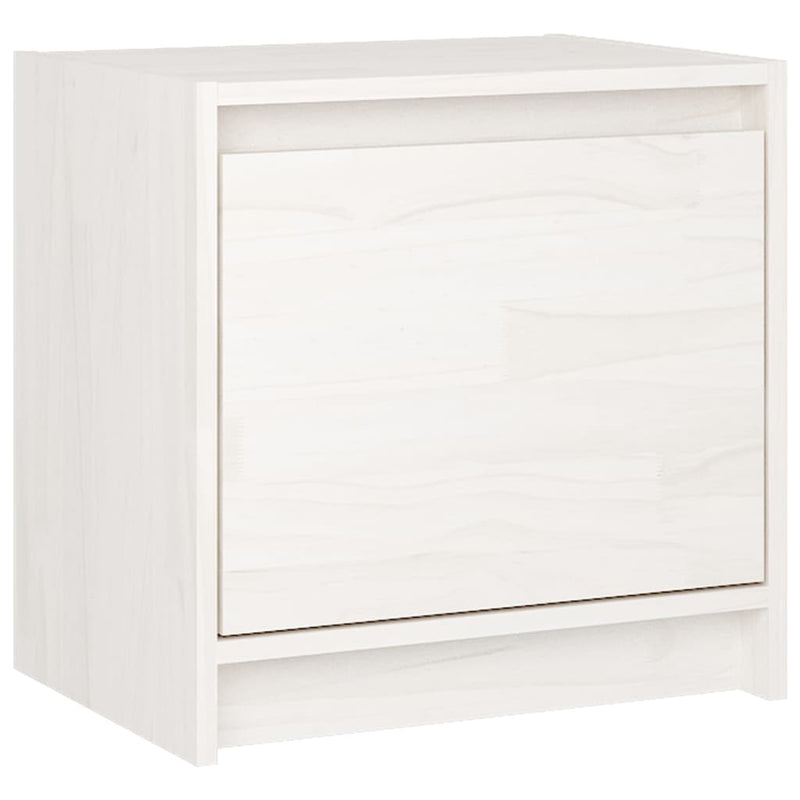 vidaXL Bedside Cabinet Grey 40x30.5x40 cm Solid Pinewood