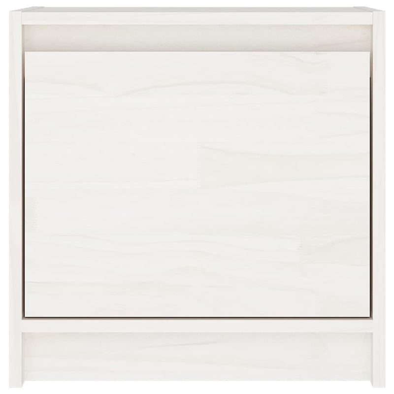 vidaXL Bedside Cabinet Grey 40x30.5x40 cm Solid Pinewood