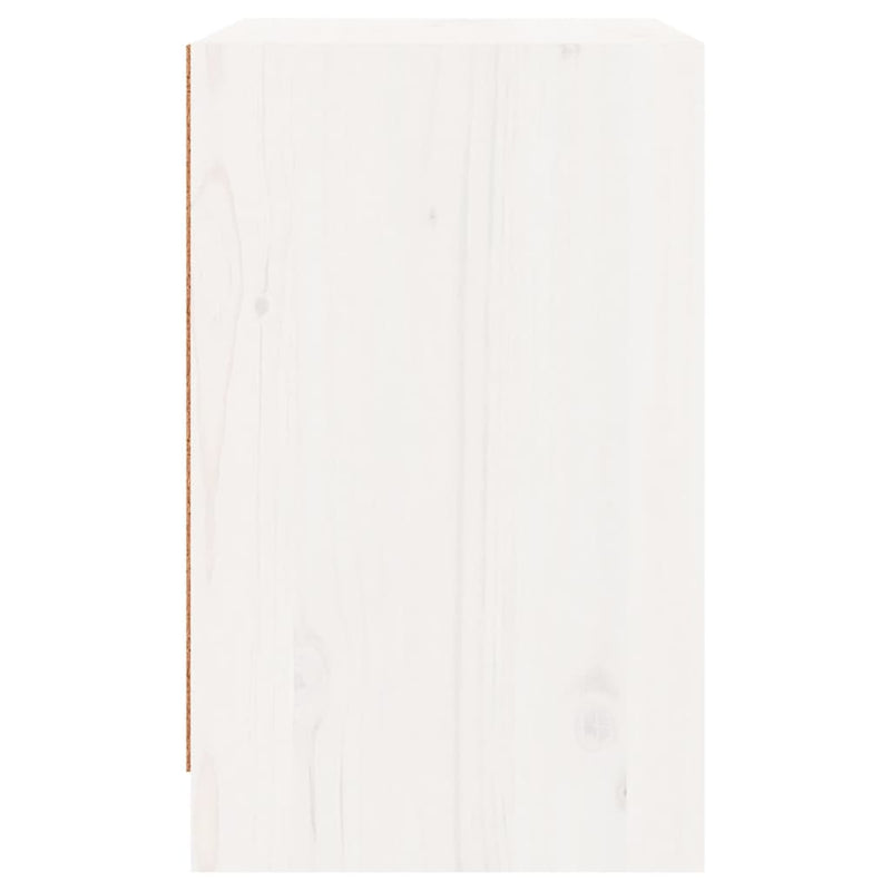 vidaXL Bedside Cabinets 2 pcs Black 40x31x50 cm Solid Pinewood