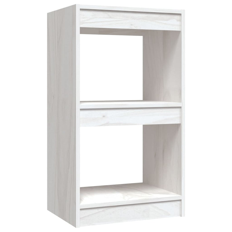 vidaXL Book Cabinet Grey 40x30x71.5 cm Solid Pinewood