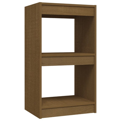 vidaXL Book Cabinet Grey 40x30x71.5 cm Solid Pinewood