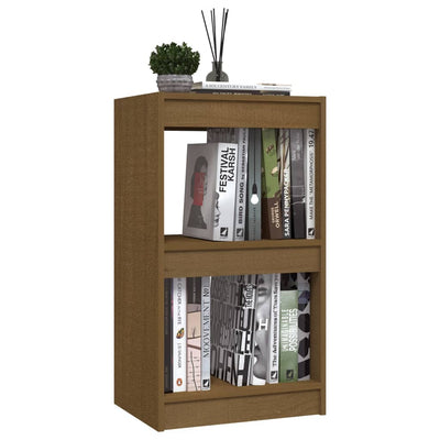 vidaXL Book Cabinet Grey 40x30x71.5 cm Solid Pinewood