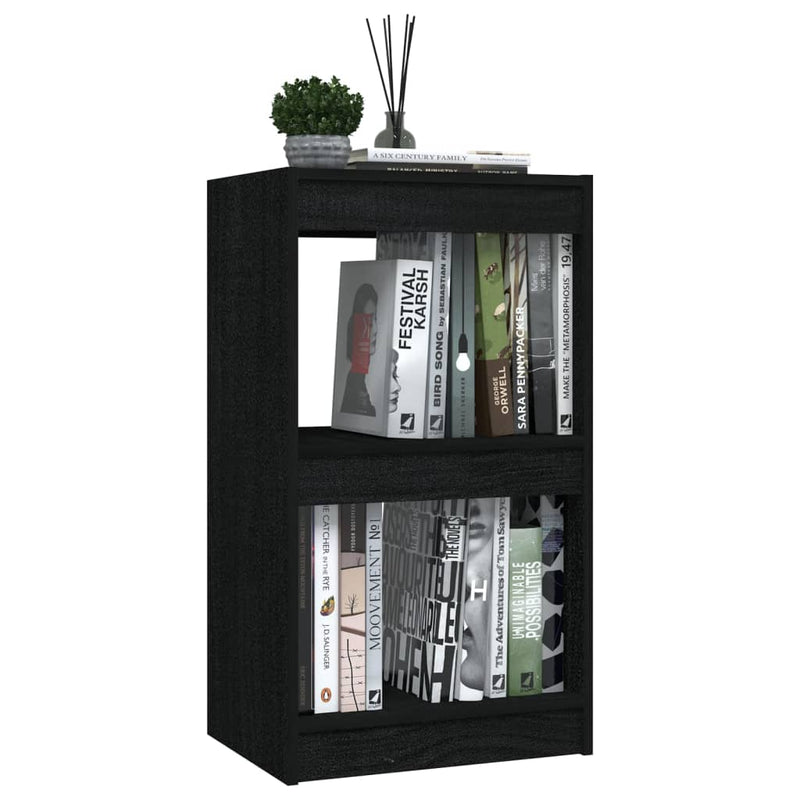 vidaXL Book Cabinet Grey 40x30x71.5 cm Solid Pinewood