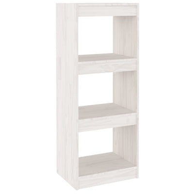 vidaXL Book Cabinet/Room Divider Grey 40x30x103.5 cm Solid Pinewood