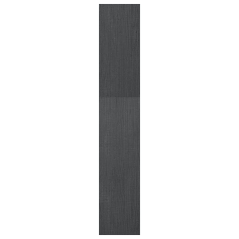 vidaXL Book Cabinet/Room Divider Black 40x30x167.5 cm Solid Pinewood