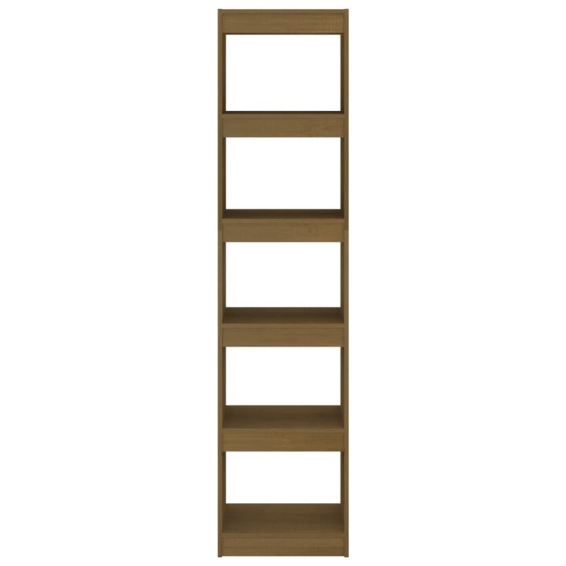 vidaXL Book Cabinet/Room Divider Black 40x30x167.5 cm Solid Pinewood