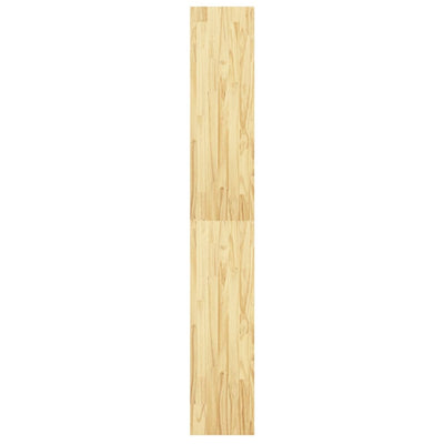 vidaXL Book Cabinet/Room Divider Grey 40x30x199 cm Solid Pinewood
