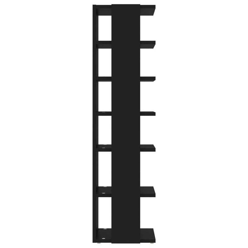 vidaXL Shoe Cabinet Sonoma Oak 27.5x27x102 cm Engineered Wood