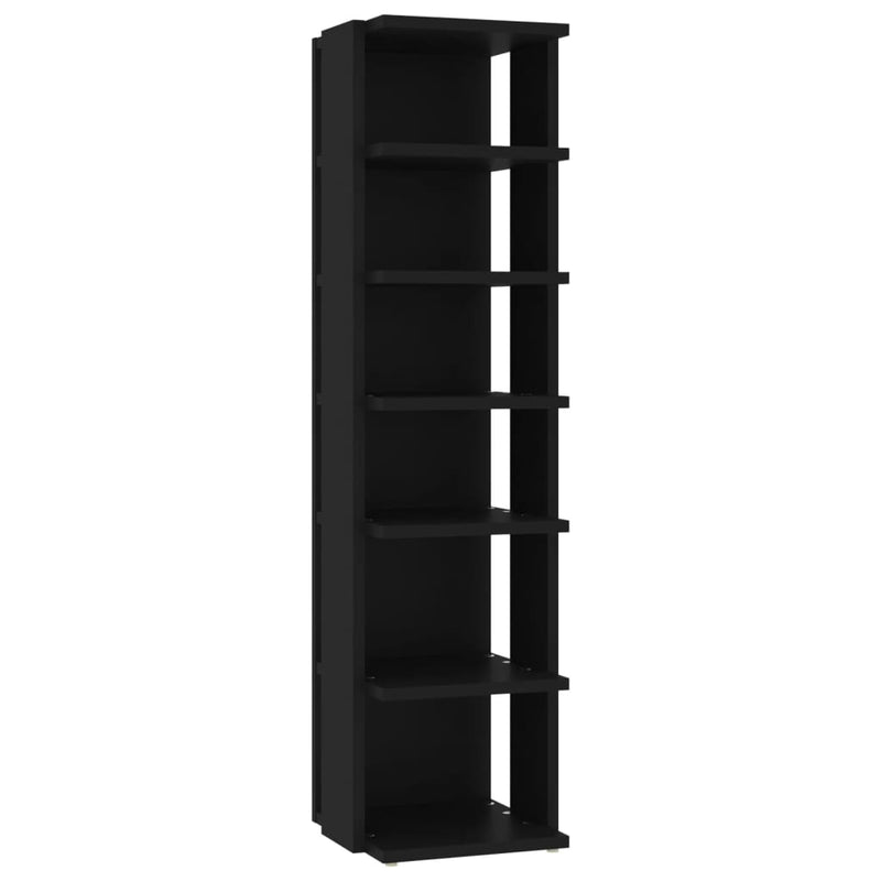 vidaXL Shoe Cabinets 2 pcs Sonoma Oak 27.5x27x102 cm