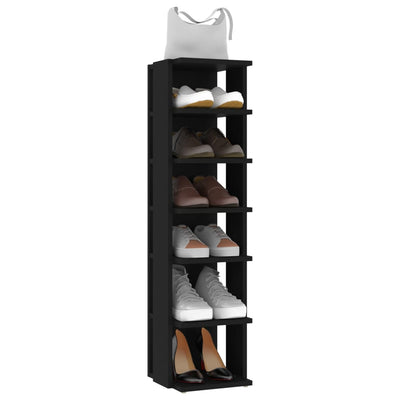 vidaXL Shoe Cabinets 2 pcs Sonoma Oak 27.5x27x102 cm