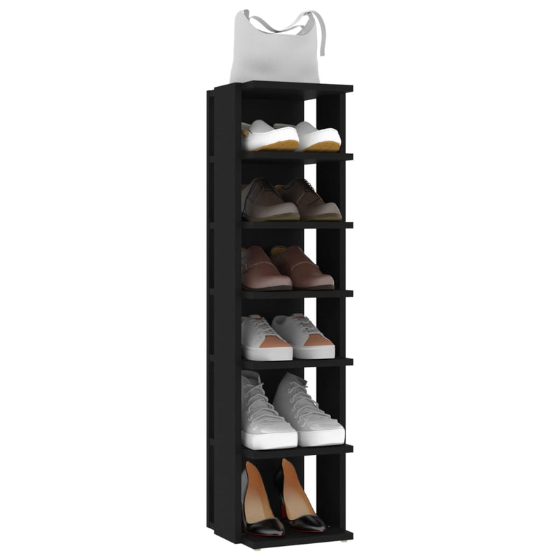 vidaXL Shoe Cabinets 2 pcs Sonoma Oak 27.5x27x102 cm
