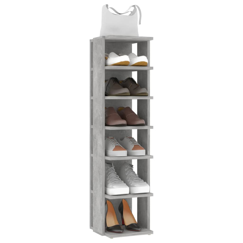vidaXL Shoe Cabinets 2 pcs Sonoma Oak 27.5x27x102 cm