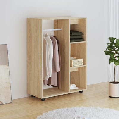 vidaXL Wardrobe Sonoma Oak 80x40x110 cm Engineered Wood