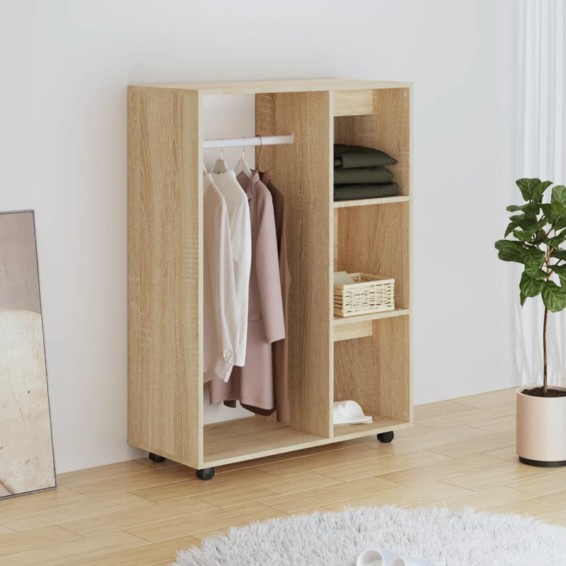 vidaXL Wardrobe Sonoma Oak 80x40x110 cm Engineered Wood