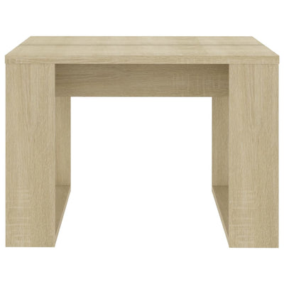 vidaXL Side Table Black 50x50x35 cm Engineered Wood