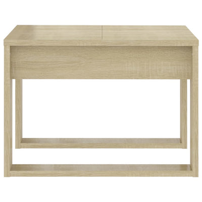 vidaXL Side Table Black 50x50x35 cm Engineered Wood