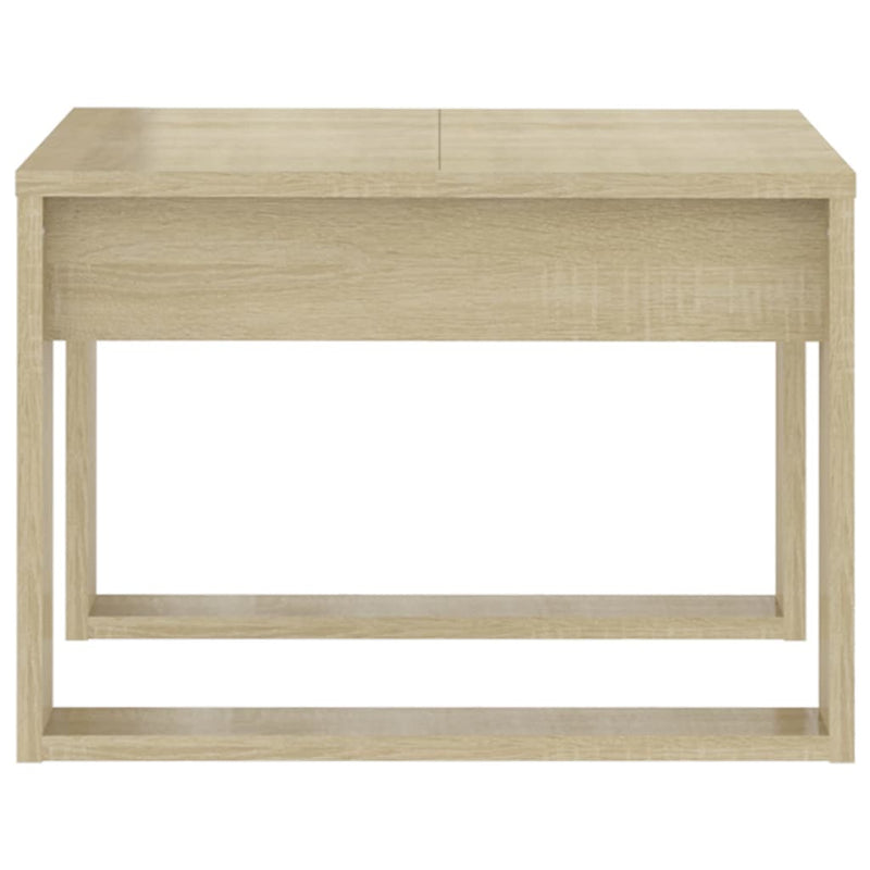 vidaXL Side Table Black 50x50x35 cm Engineered Wood