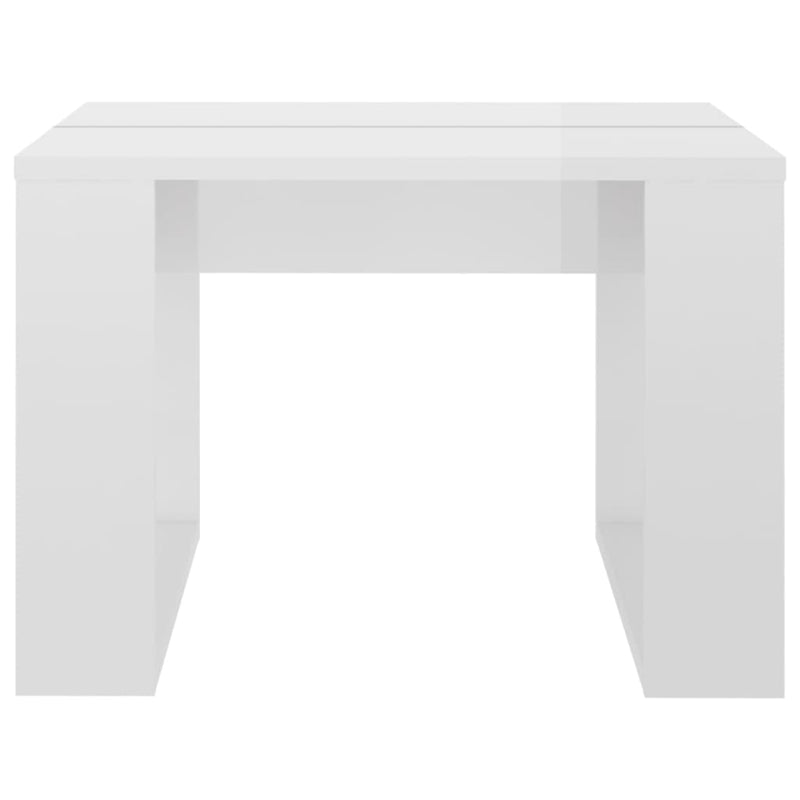 vidaXL Side Table Black 50x50x35 cm Engineered Wood