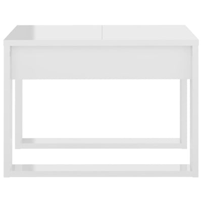 vidaXL Side Table Black 50x50x35 cm Engineered Wood