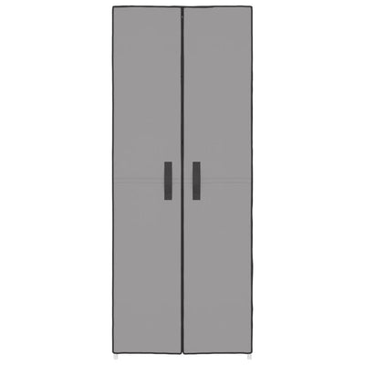 vidaXL Shoe Cabinet Cream 60x30x166 cm Fabric