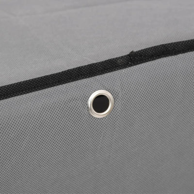 vidaXL Shoe Cabinet Cream 60x30x166 cm Fabric