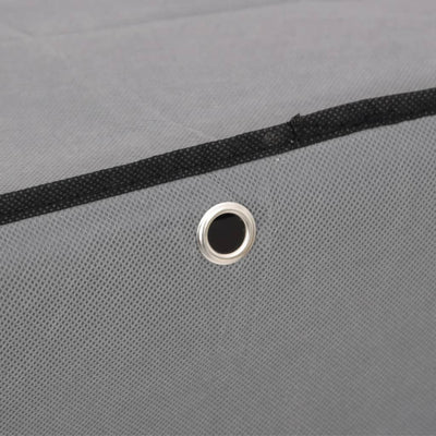 vidaXL Shoe Cabinet Black 60x28x90 cm Fabric