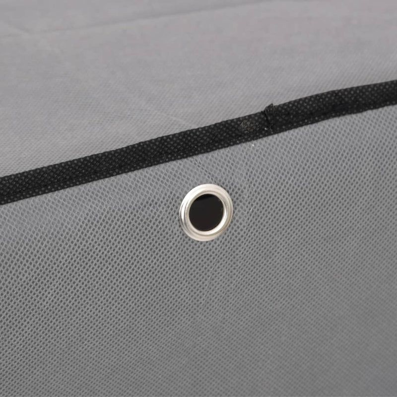 vidaXL Shoe Cabinet Black 60x28x90 cm Fabric