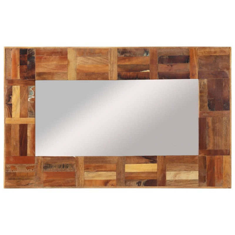vidaXL Wall Mirror Solid Wood Reclaimed 50x80 cm
