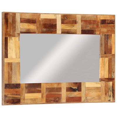 vidaXL Wall Mirror Solid Wood Reclaimed 50x80 cm