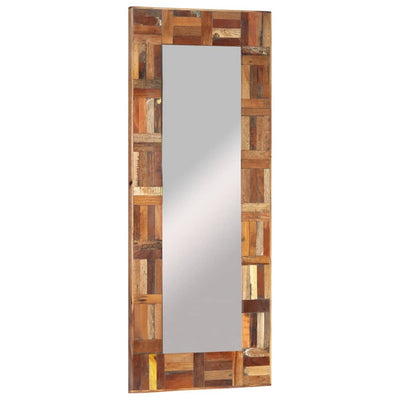 vidaXL Wall Mirror Solid Wood Reclaimed 50x80 cm