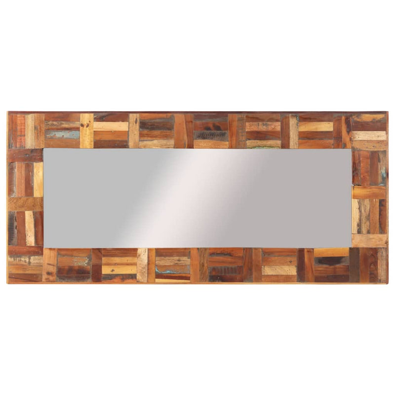 vidaXL Wall Mirror Solid Wood Reclaimed 50x80 cm