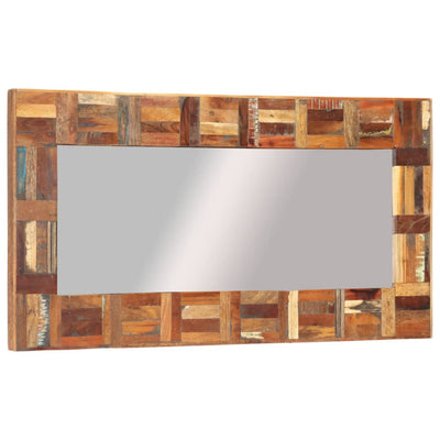 vidaXL Wall Mirror Solid Wood Reclaimed 50x80 cm
