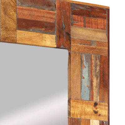 vidaXL Wall Mirror Solid Wood Reclaimed 50x80 cm