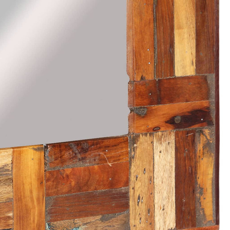 vidaXL Wall Mirror Solid Wood Reclaimed 50x80 cm
