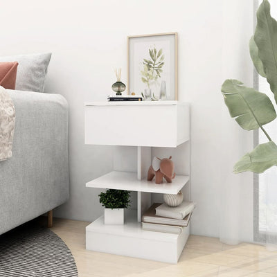 vidaXL Bedside Cabinets 2 pcs Concrete Grey 40x35x65 cm
