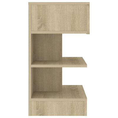 vidaXL Bedside Cabinet Sonoma Oak 40x35x65 cm Engineered Wood