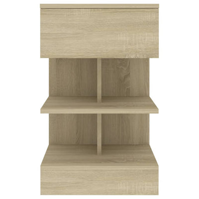 vidaXL Bedside Cabinets 2 pcs Concrete Grey 40x35x65 cm